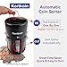 Kortkoin Automatic Coin Sorter 5-IN-1 Coin Counter with Coin Wrappers,Sort your Loose Change in Piggy Bank Jar & Coin Holder Quickly & Accurate as Sorting Machine,Easy to Use at Home & Office or Store