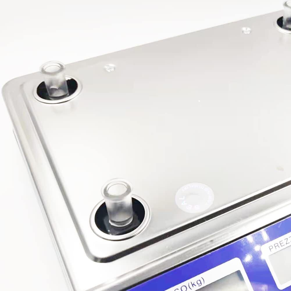 Bilancia Elettronica Digitale da Banco 40 kg 2 g LCD Piatto Acciaio Funzione Tara