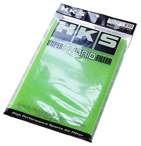 HKS 吸気系パーツ スーパーハイブリッドフィルター SHF用交換フィルター L-SIZE 198 x 346 (mm) 乾式3層/グリーン 70017-AK003 エアクリーナー