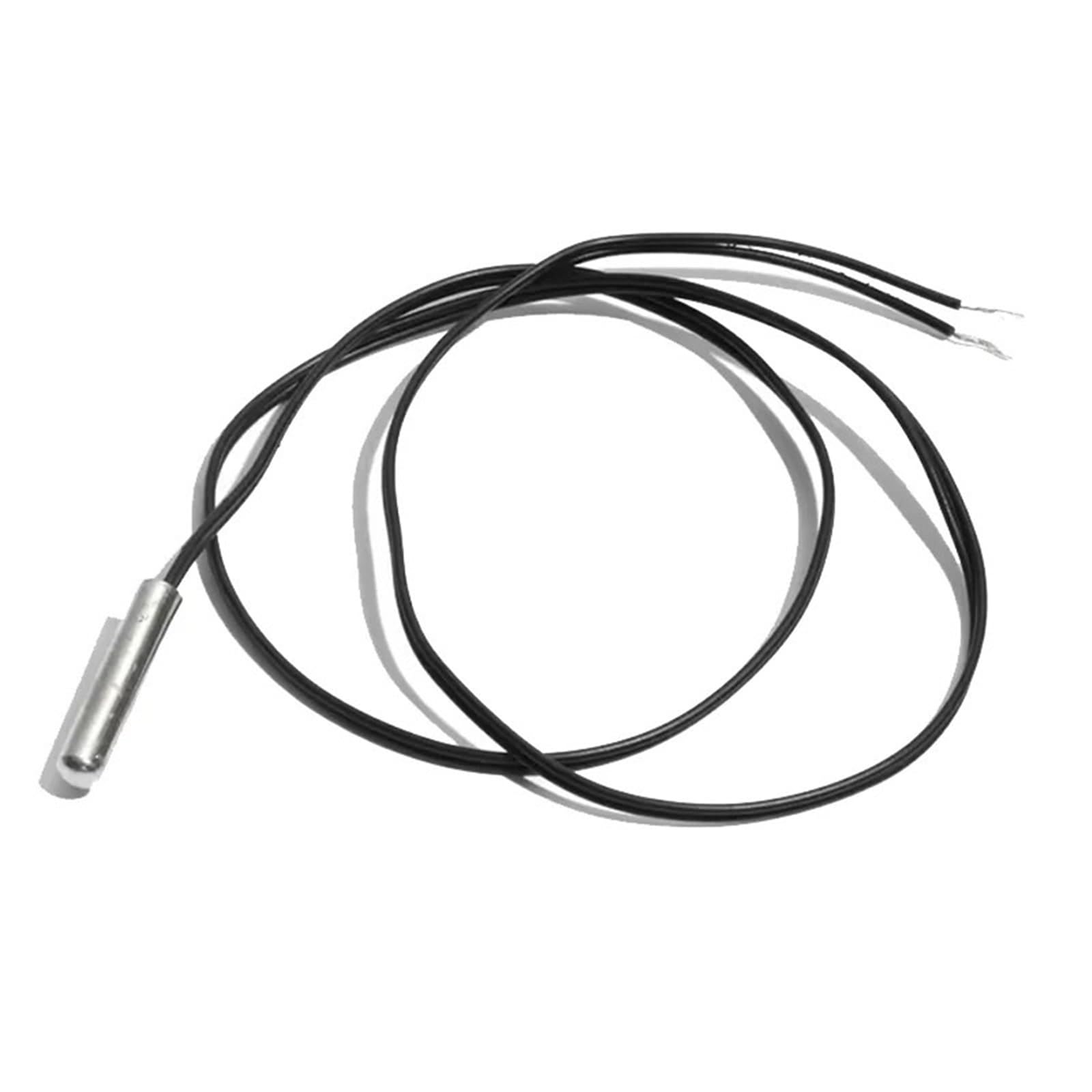 NTC Sensor de temperatura Termopar 5K 10K 20K 50K 100K Sonda termistor 5x25mm con cable impermeable de 1m para acuario (10K, longitud del cable 0,5m)
