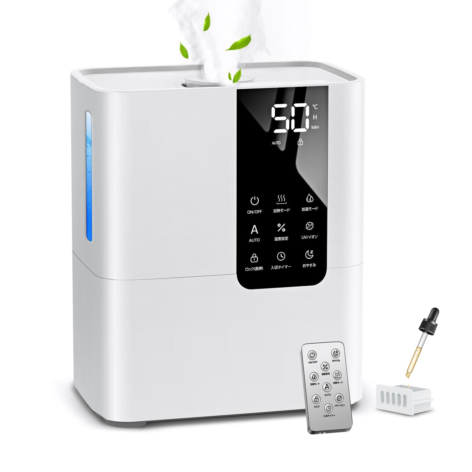 Amazon.co.jp: 加湿器 大容量 8L 【2025新登場 AIスマート恒湿&多重除