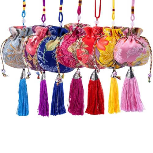 Set de 20 Bolsitas Chinas de Seda con Cordón miniatura 1