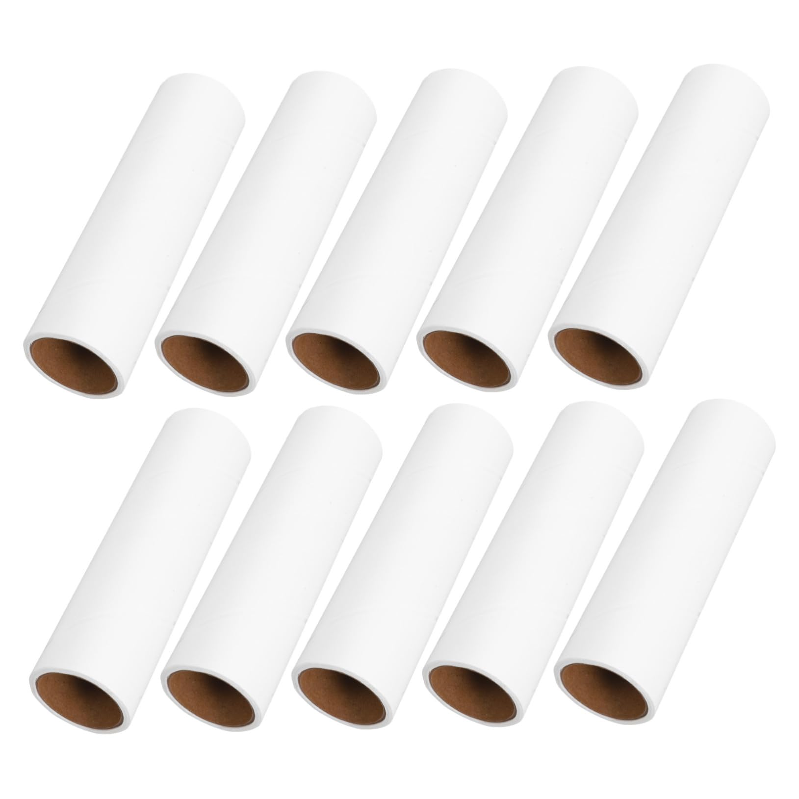 Ersatz für Fusselrolle 10 Rollen Papier, 50 Blatt Je Rolle, Weiß