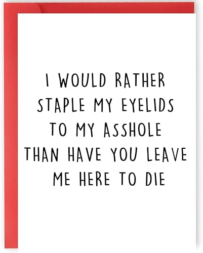 YiKaLus Divertida tarjeta de despedida para él y ella, divertidos regalos de despedida para compañeras de trabajo, tarjetas de broma para jefe