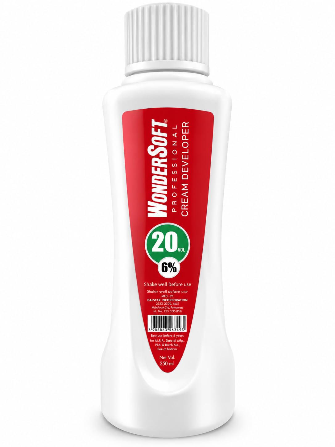 WonderSoft Professional Rich Cream Developer, 20 Vol 6%, 250 ml-picture-36
