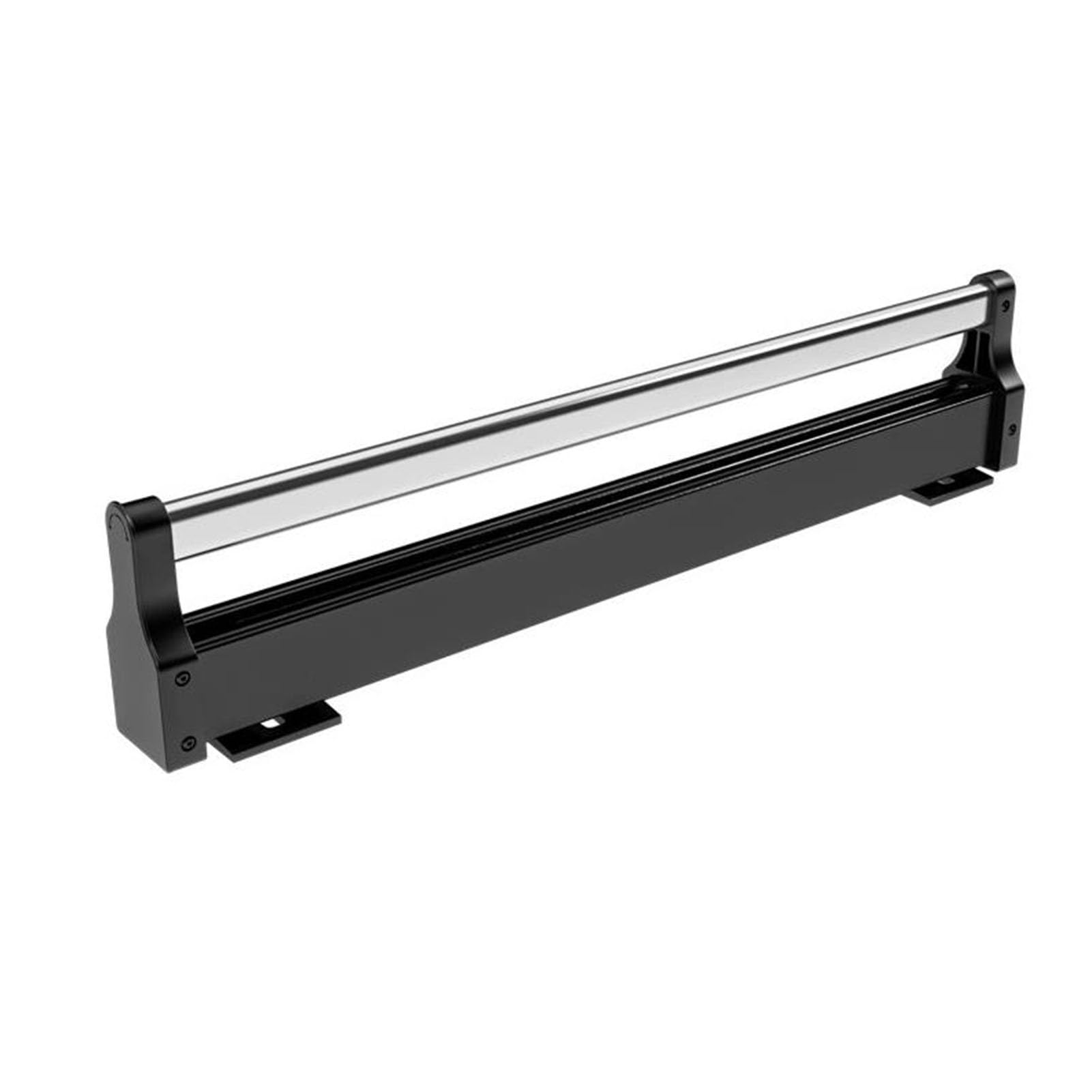 GLETSF Extendable Clothes Rail 30-60cm, Aluminum Alloy Wardrobe Rod, Heavy-Duty 25kg Capacity Hanger Rack for Closet Organization,Black-60cm/23.6inch