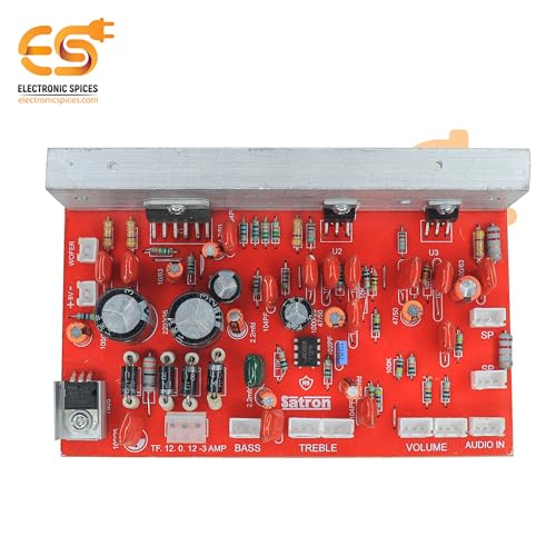 Image of Electronic Spices TDA7265 and 2030IC 4.1 Home Theater Amplifier Circuit Board