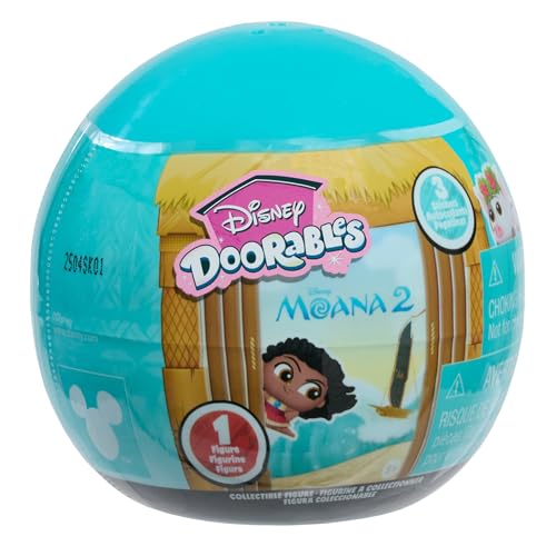 Disney Doorables Vaiana 2, Blindbox, 1 Sammelfigur, Kinderspielzeug ab 5 Jahren, Disneyfans, Just Play