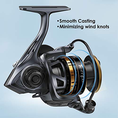 Image of Spinning Reel Tempo Sphera Plus , High-tech Innovative Fishing Reel, Lightweight, Durable & Sturdy, Incredibly Smooth, Powerful, Ultralight Spinning Reels