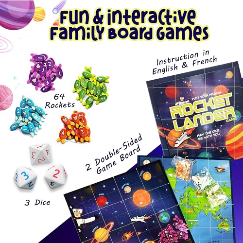 Griddly Kids RocketLander juego de mesa estratégico miniatura 4