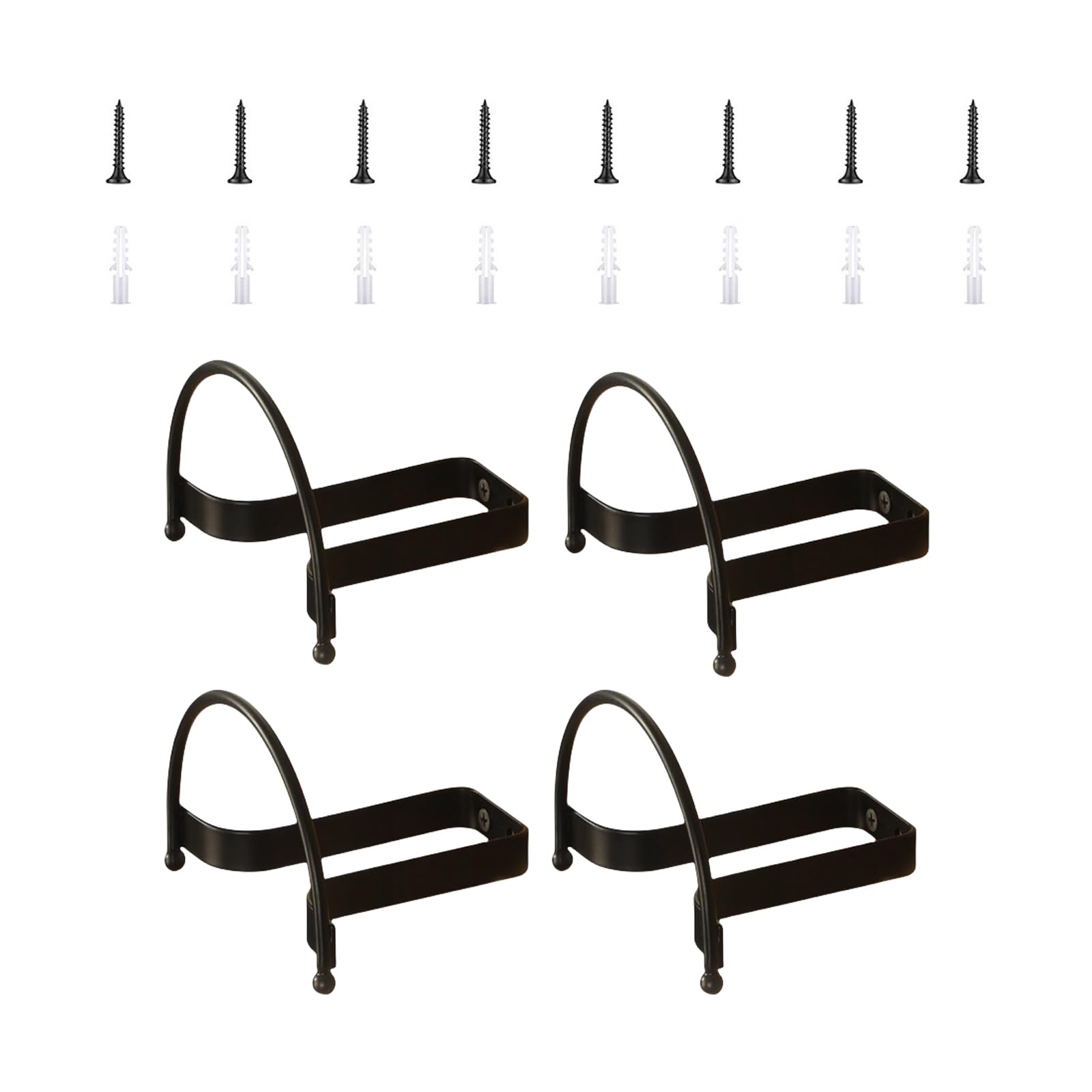 Apglsxy Boys Multicolor 4 Pieces Wall Mounted Hat And Organizers Easy Installation Cow Hats Hanger Storage Rack For Hallway Or Bathroom Entryway Hat Display