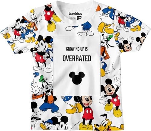 Image of Bon Organik Official Disney Mickey Boys T-Shirt ||Boys Cotton Tshirt Printed