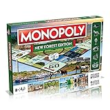 Winning Moves New Forest Monopoly Board Game, Pick up a Chance or a Community Chest, watch out for taxes, jail and bankruptcy and trade your way to success, makes a great gift for players aged 8 plus