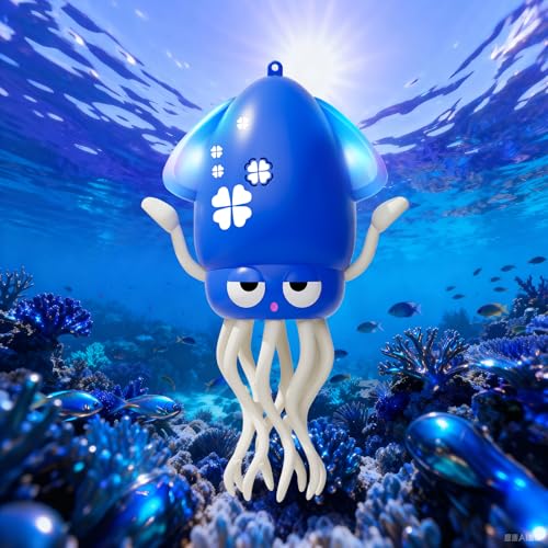 KJIXYUNG Jouet Pieuvre dansante et Rampante avec lumières LED et Musique - Jouet interactif Musical à Balancement Automatique，Cadeau d'anniversaire Amusant...