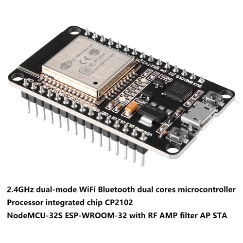 Dorhea 6Pcs Esp32 Esp-32S Wifi Development Board Nodemcu Esp-Wroom-32 Microcontroller 2.4Ghz Dual-Core Wifi Bluetooth Processor Integrated Chip Cp2102 #TOP2