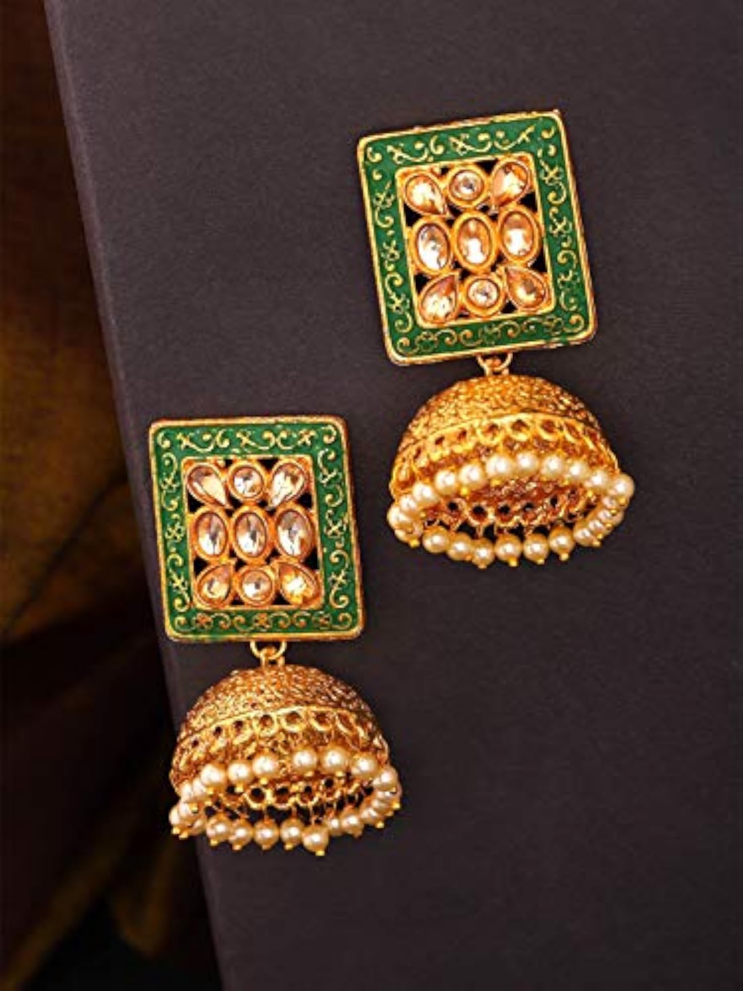 Plated Jhumki for Girls/Women, Elegant Gift