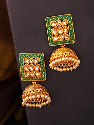 Plated Jhumki for Girls/Women, Elegant Gift