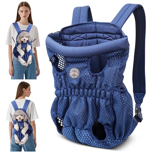 ALLSOPETS Dog Carrier Backpack for Small Medium Dogs, Lightweight