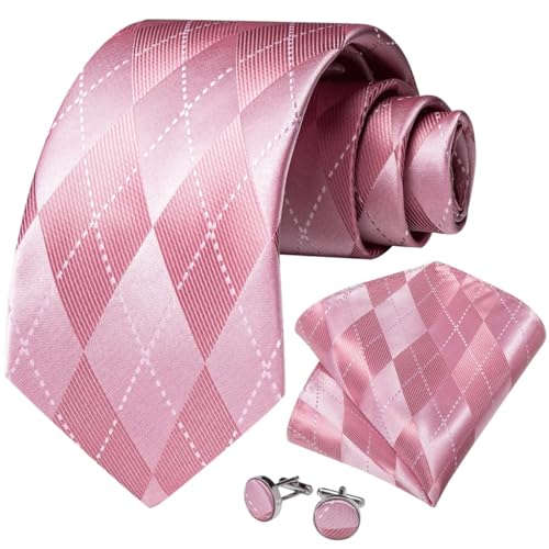 Corbata de seda para hombre 8 cm negocios boda set