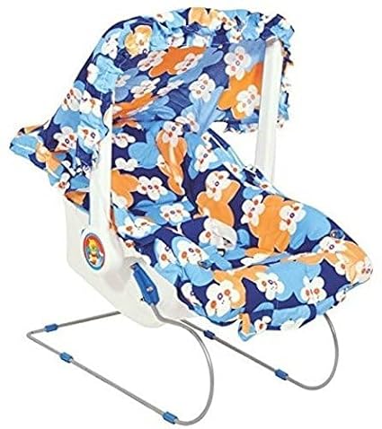 SUPER DUCKA Multi Bouncer Rocker Feeder Baby Carry Cot with 12 in 1 Ability (Indigo)