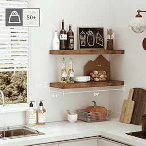 Deeperthickerfloatingshelvesforwallbathroomshelves24incheslongfloatingshelfforwallsetof2overtoiletwallmountedfarmhouserusticbrown  Urban Country Home Decor Deeper thicker floating shelves for wall bathroom shelves 24 inches long floating shelf for wall set of 2 over toilet wall mounted farmhouse rustic brown  urban country home decor