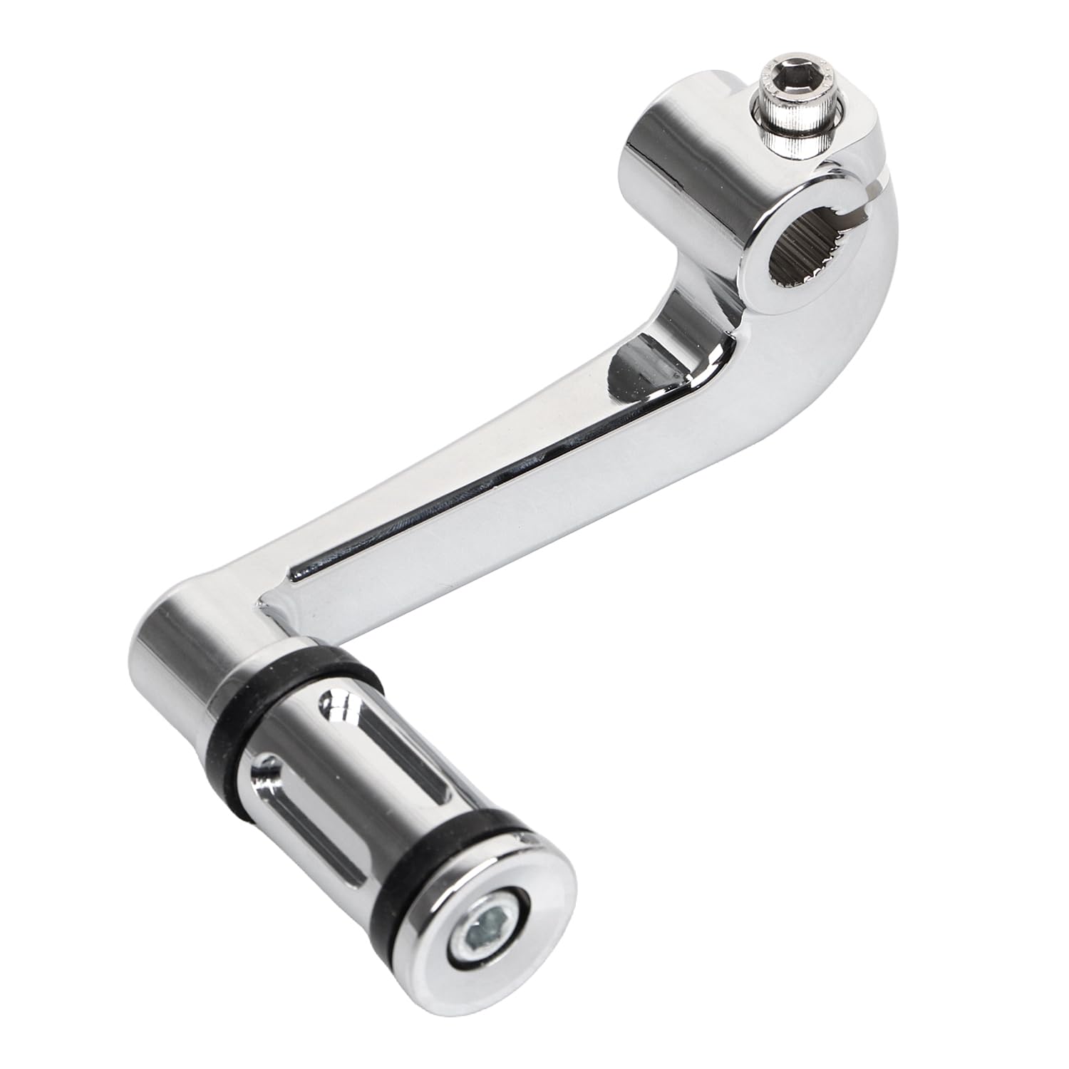 Xmmt Chrome Cnc Aluminum Left Mid Control Shift Lever Shifter Pedal For Harley Sportster 1200 883 Xl883 2004-2023,