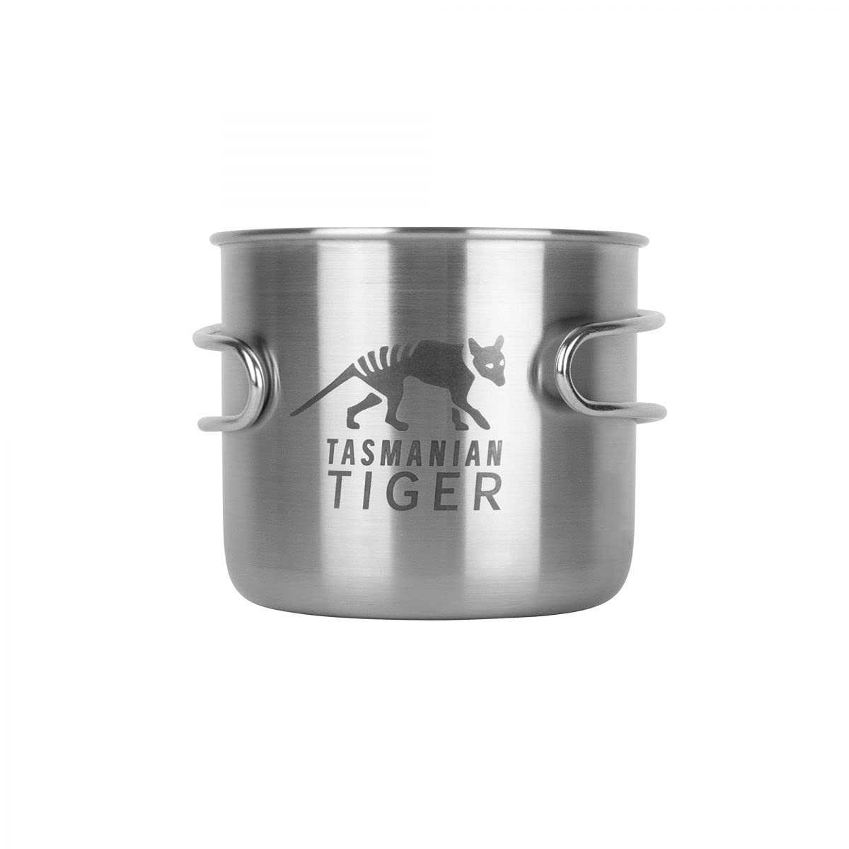 TACWRK x Tasmanian Tiger TT Bottle Holder Isolierte, gepolsterte Trinkflaschen-Tasche mit Molle-System, Rucksack-Flaschenhalter inklusive 1L Nalgene Weithals Trink-Flasche und TT Handle Mug 500