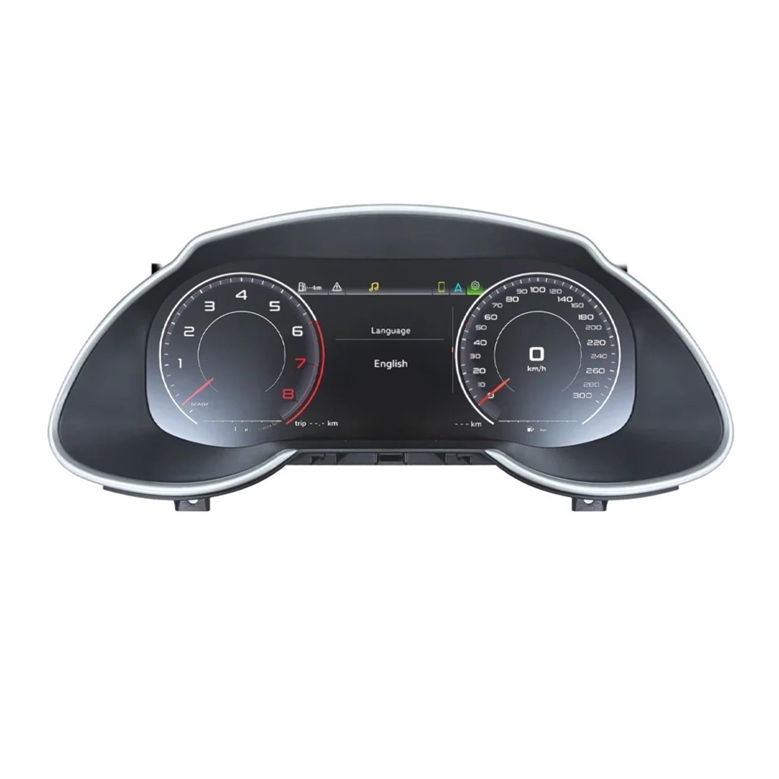 EGUIAS Car Digital Speedometer 12.3'' Navidigital Dashboard Fit For Audi Q5 2010-2018years Car Lcd Panel Speedometer Virtual Cockpit