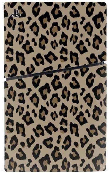 Skinit Decal Gaming Skin Compatible with PS5 Slim Digital Edition Bundle - Leopard Print Design
