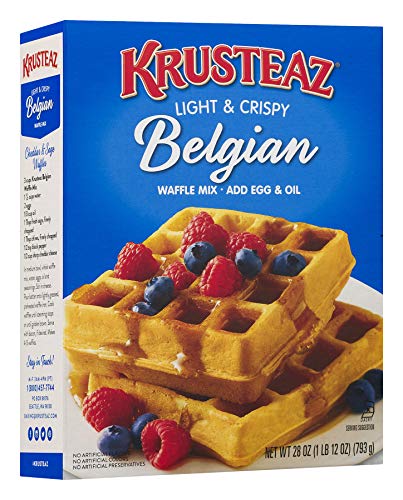 Krusteaz, Light & Crispy Belgian Waffle Mix, 28Oz Box #TOP1