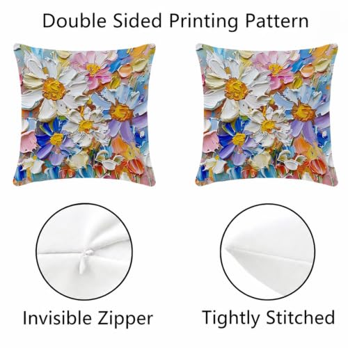 Housses de coussin 65x65cm imperméables grand format velours pour déco maison - 7
