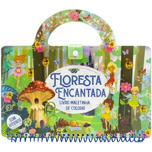 Livro Maletinha de Colorir: Floresta Encantada