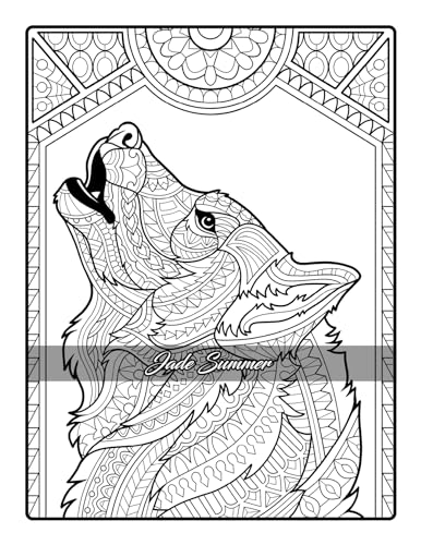 Amazing Dogs Coloring Book: Beautiful Dogs, Adorable Puppies, and Relaxing Designs for Adults and Teens - Image 52