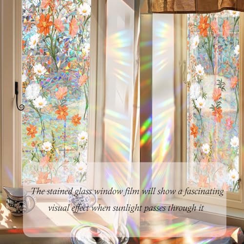 Vinilo decorativo para ventana Deneco 39.3 x 16.9 pulgadas miniatura 6