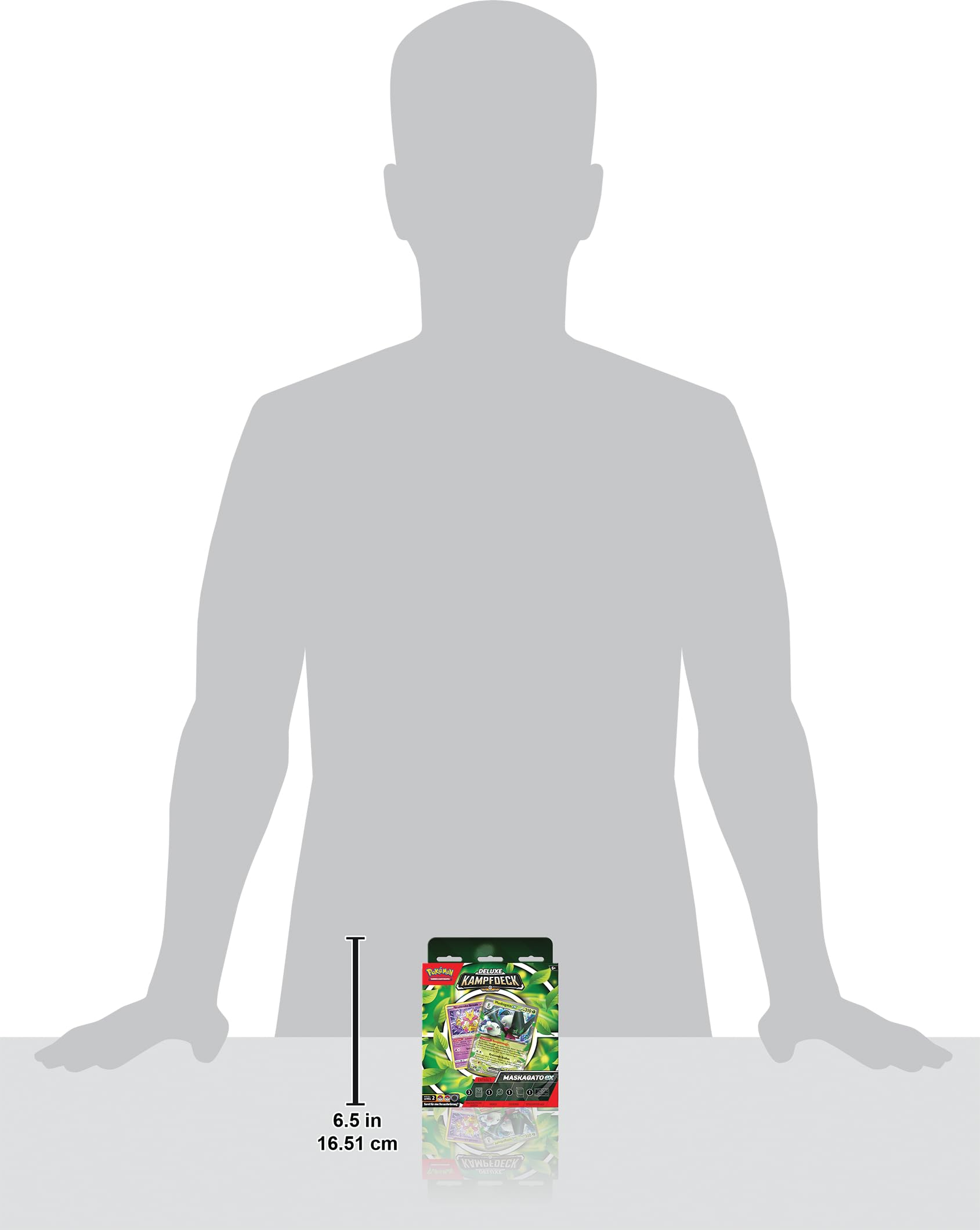 Pokémon - Gioco di carte collezionabili: deck da combattimento deluxe Maskagato-ex (mazzo immediatamente giocabile con 60 carte e accessori)
