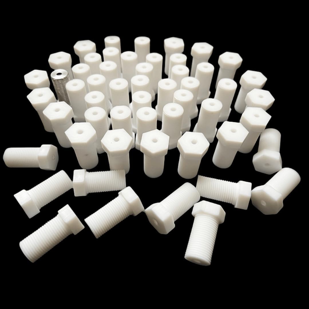 Ihpwrrxlm One Color Ptfe Peft Straight Joint Sleeve - 1 Pcs, Acid And Resistant, High And Low Temperature Performance(28Mm To 28Mm)