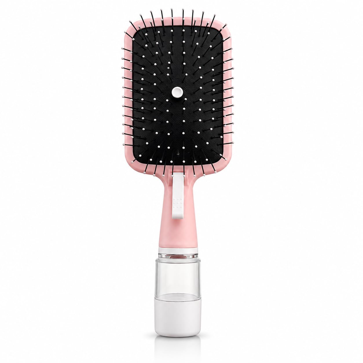 2-in-1 Spray Hair Brush with Water Mist | Detangling Hair Brush with Refillable Spray Bottle | Anti-Static Scalp Massage Hairbrush for Wet & Dry Hair | Suitable for Curly, Straight, Thick & Thin Hair (Pink)-picture-28