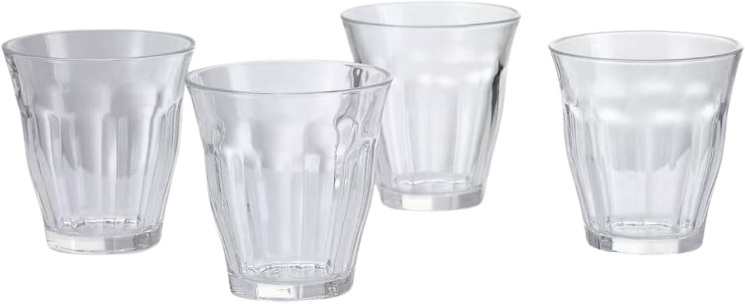 Living New Pivlex Cafe Glass, 8.5 fl oz (240 ml), Set of 4