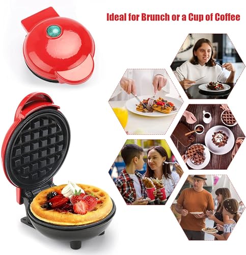 Image of TAZLYN waffle maker machine 3 in 1 home kitchen appliances for home kitchen items gift Non-Stick Surfaces,4 Inch, Perfect for sandwich maker electric, Pan Cakes, Paninis /Other Snacks- 350 Watts