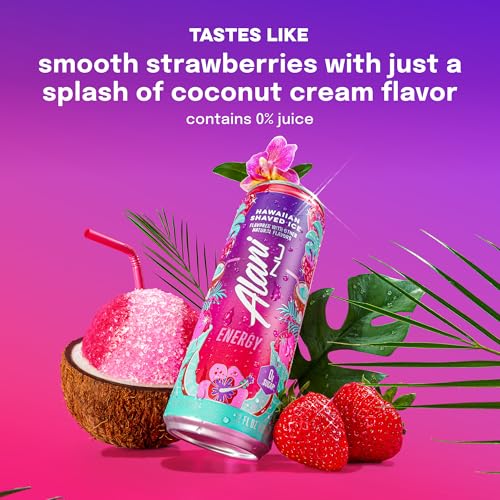 Alani Nu Hawaiian Shaved Ice Sugar Free Energy Drink (Pack of 12) - image 4