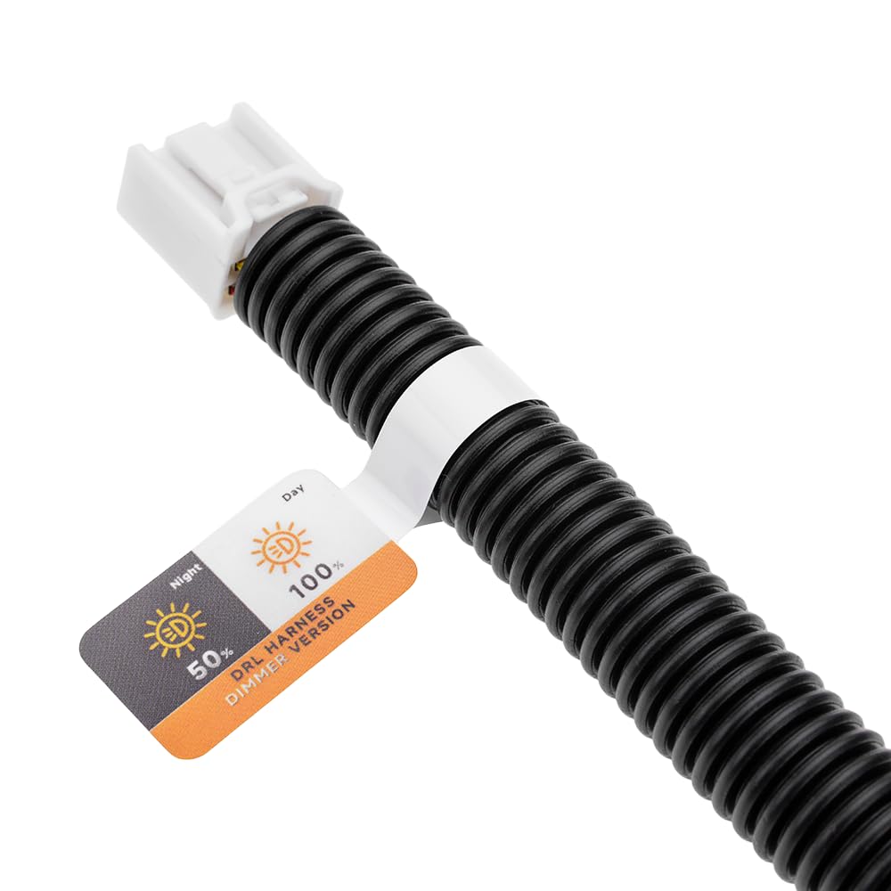 Arnés DRL Siempre Encendido para M.azda MX-5 ND 2016-2023 con Solo DRL LED, Kit Adaptador de Luces Diurnas, Arnés Jumper Siempre Encendido Compatible con Halo de Faros