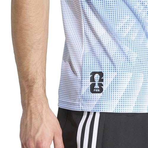 adidas Men's USA Jersey, White/Glory Blue, Medium - image 5