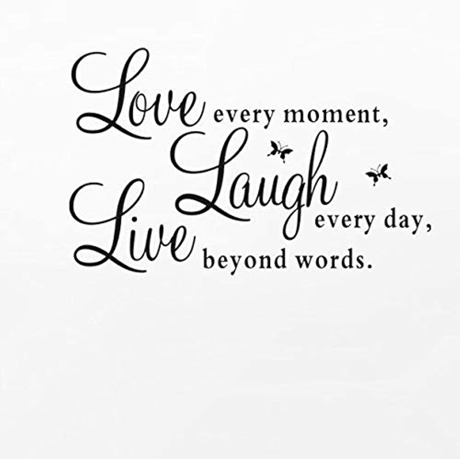 Removable Wall Sticker – Live Laugh Love