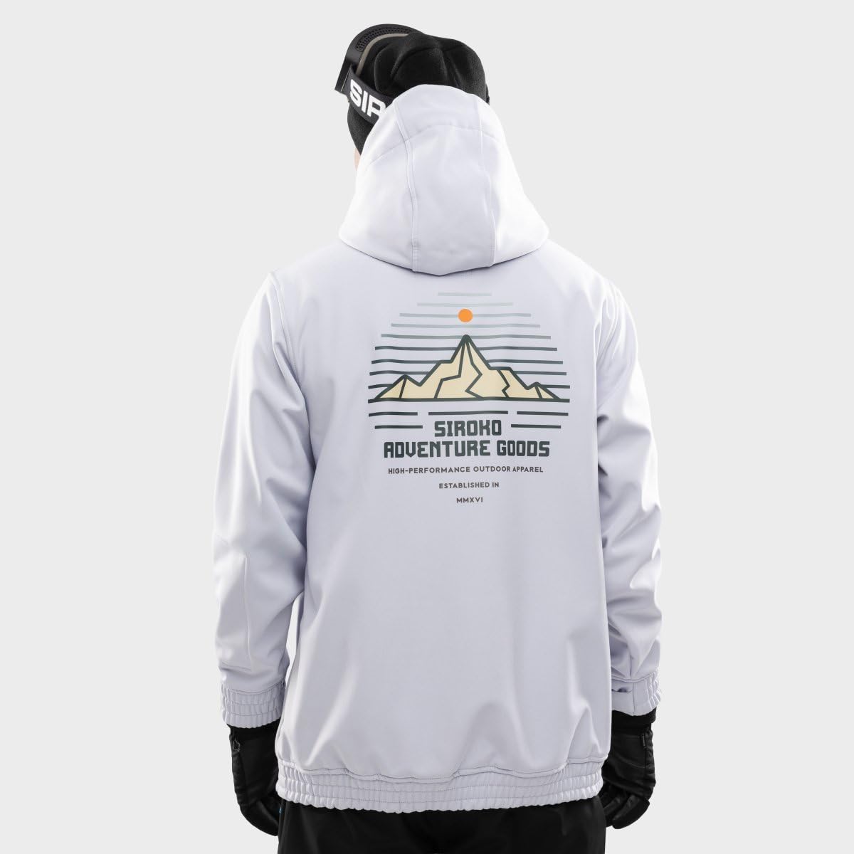 SIROKO Chaqueta para snowboard esquí hombre