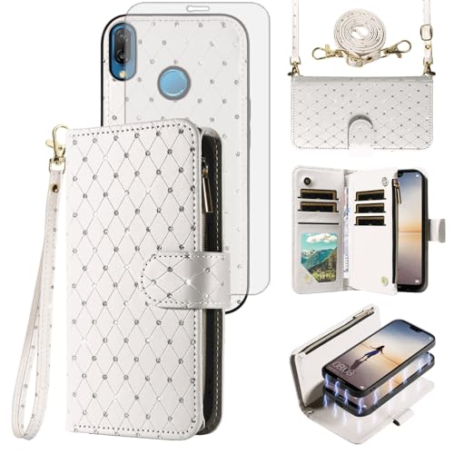 Coque Huawei P20 Lite Asuwish ZSZXCXDK UK Blanc rigide légère