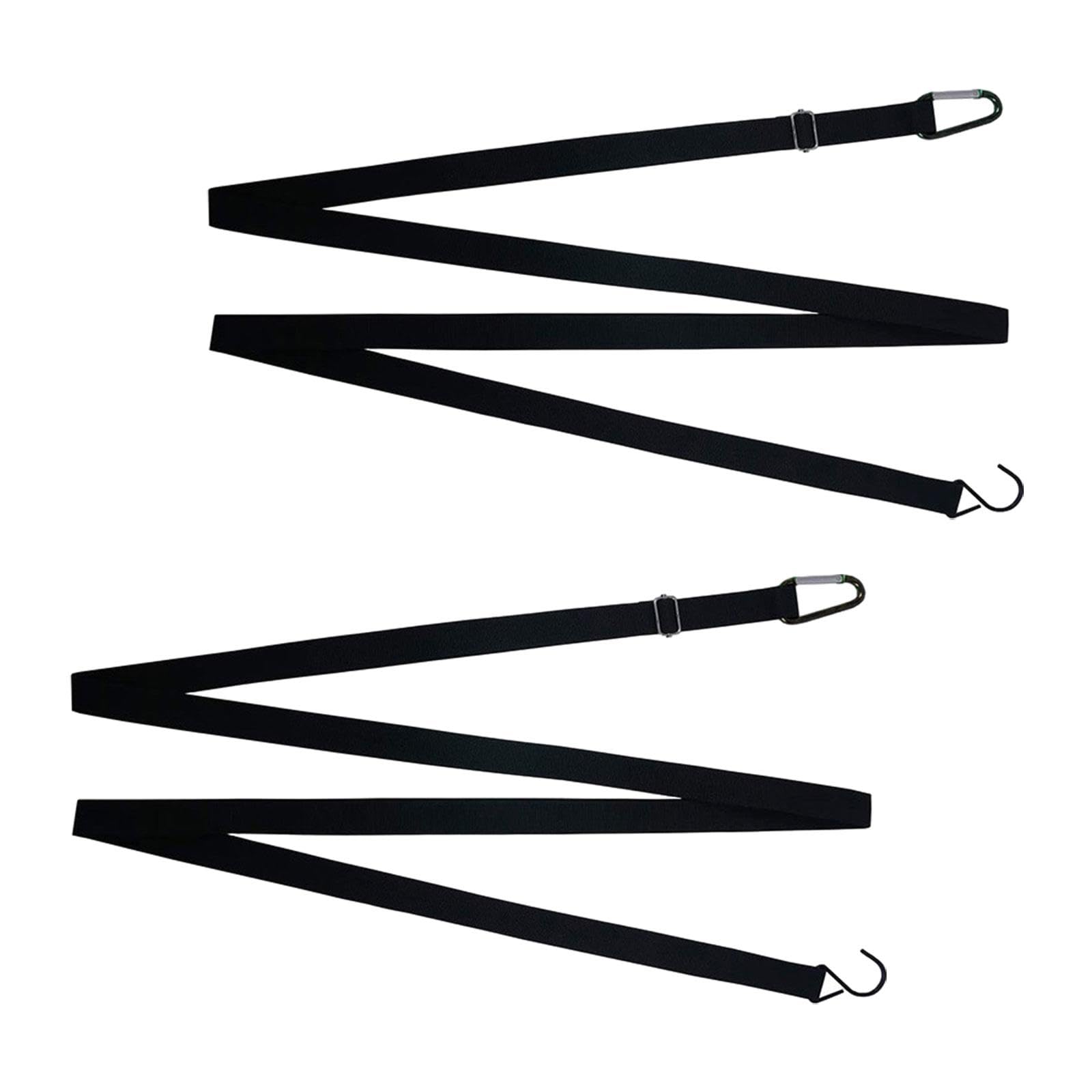 Sangles de Protection Contre Le Vent pour Bâche de Voiture, Ceinture de Fixation Noire, Pratique, Corde Coupe-Vent, Bâche de Voiture, Bande Fixe pour