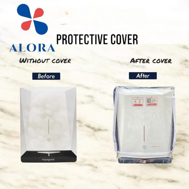 Image of Alora Body Protective Cover Compatible With Aquaguard Crystal| Mist Nxt Uv Water Purifier Model (White)
