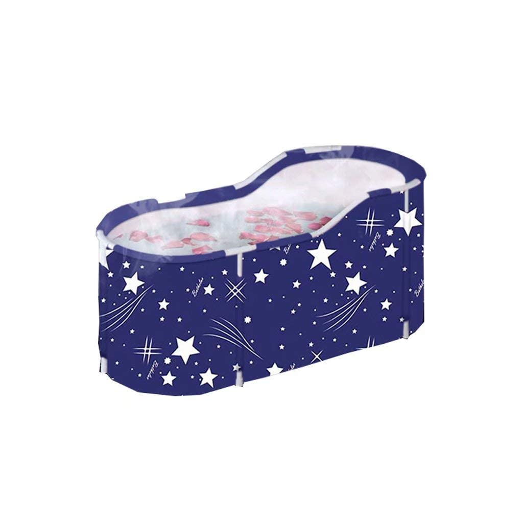 Baignoire pliable adulte 120cm bleue pour bain chaud et bain de glace à la maison