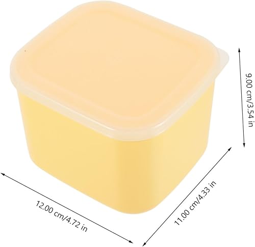 Miniatura 8 de UPKOCH Cajas de Rebanadas de Queso Cubiertas Cajas de Queso Cubierta de Bloque Contenedor de Crema Almacenamiento Fresco