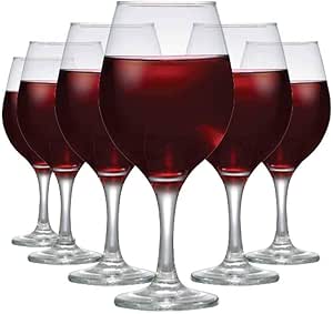 Jogo de Taças de Vinho Tinto - Vidro 600ml 6 peças